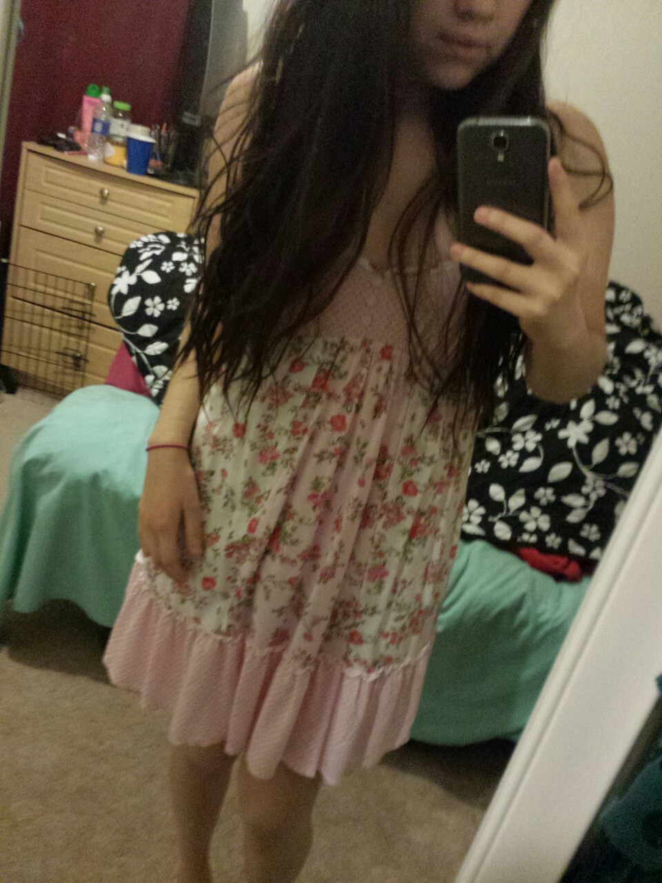 youwantitt:  🎊 Topless Tuesday 🎊 Really liking this nighty and I usually hate
