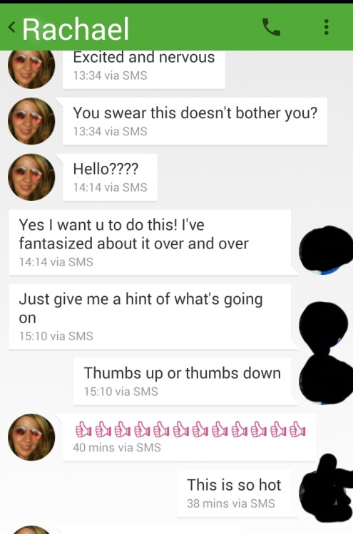 Porn photo ashandj:  This hotwife text was submitted