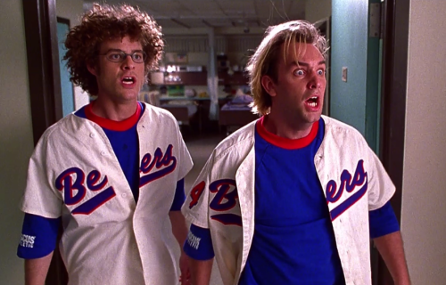 helenlavoie:Little baby Trey Parker and Matt Stone in “BASEketball”