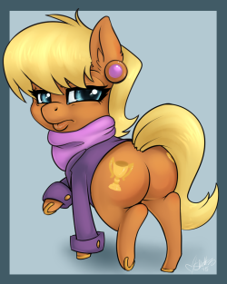 skuttz:  December Patreon Raffle chibi for huebree Congrats! Have some Srs Horse &lt;3