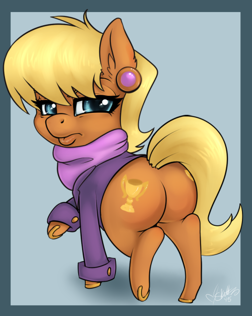 skuttz:  December Patreon Raffle chibi for huebree Congrats! Have some Srs Horse <3