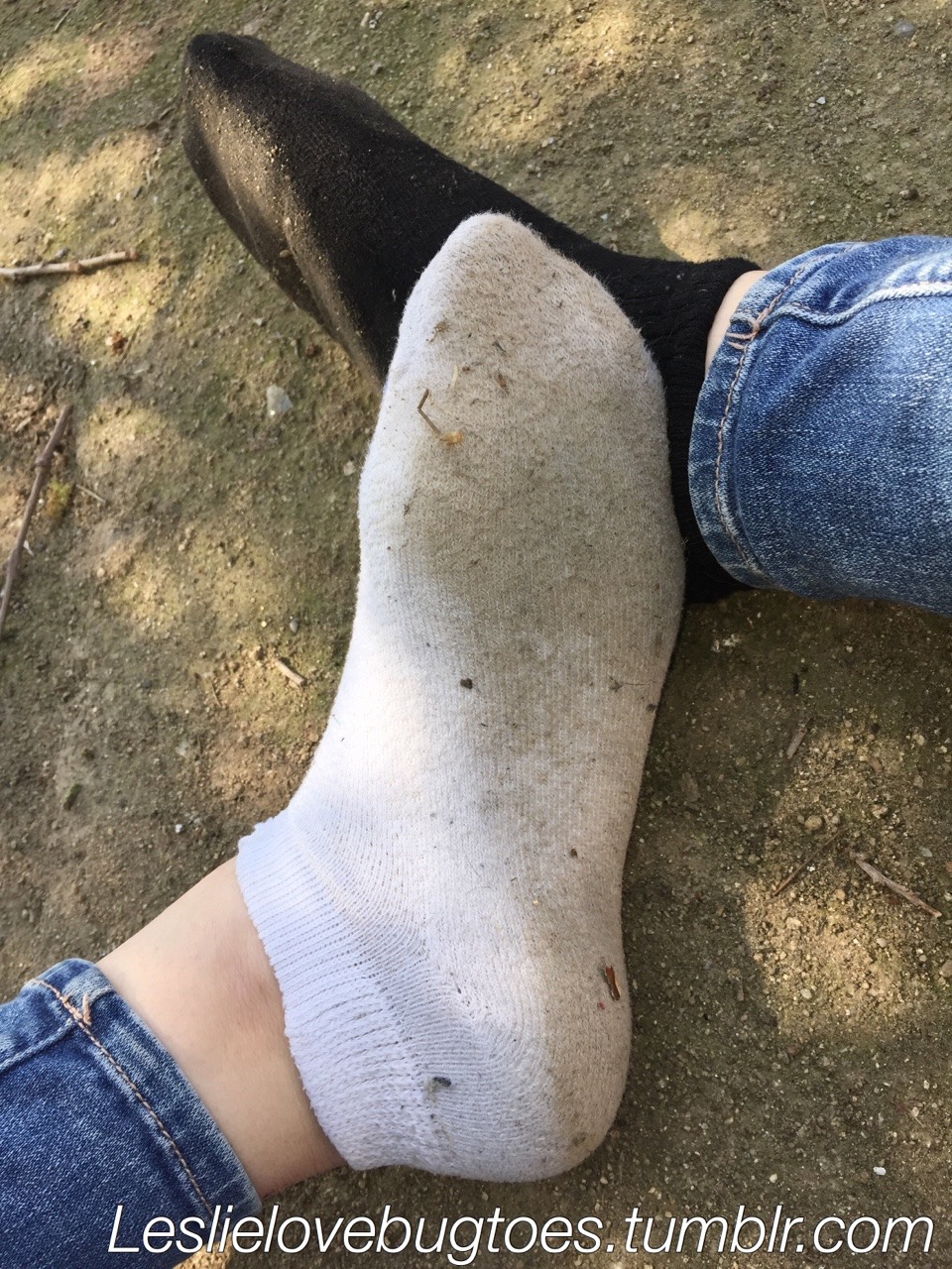 leslielovebugtoes:  Dirty socks// as requested 😘 $15 if you want to buy these