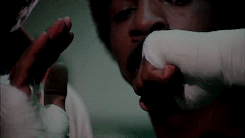 dearsenna:Larissa’s list of top favorite movies:∟ ROCKY (1976) “Apollo Creed vs. the Italian Stallio