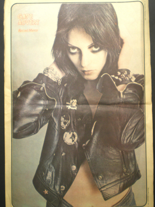 rocknrollwitches:Gaye Advert, 1977