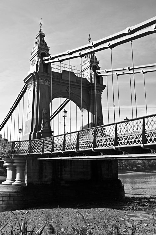 Hammersmith Bridge, West London, November 2011.