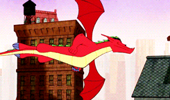 islesme:I’m a dragon, I’m not braggin’, it’s my destiny. I’m the magical protector of the NYC, ya he