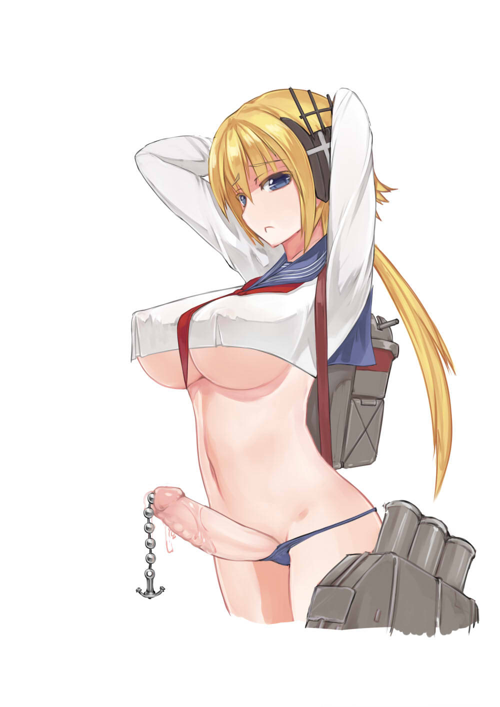 futanariqueen1:request made by @liodomas, underboob futanari :3