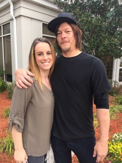 norman-reedus-gossip:  Norman with a fan