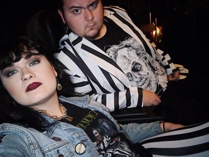 Lookin snazzy for the 30th Anniversary Of Beetlejuice! #beetlejuice #beetlejuice30thanniversary #tim