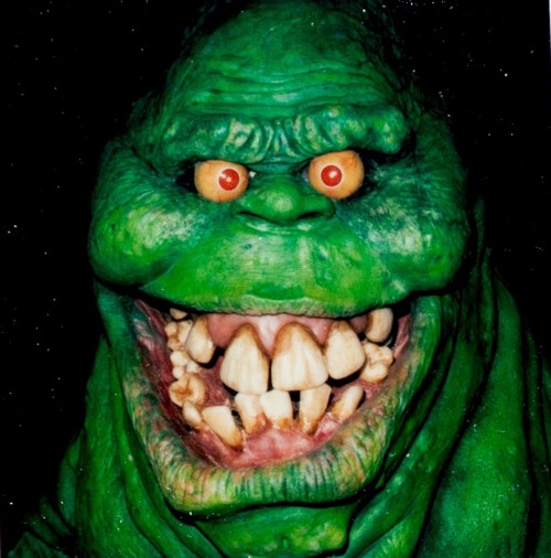 Polaroid of Slimer—or Onion Head, as he was called on set—taken during production of GHOSTBUSTERS (1