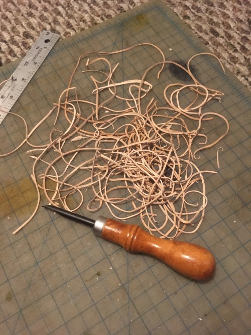 This Leather Torso Armor Has Been My Big Project For The Week While My Normal-job Boss Is Out Of Town.