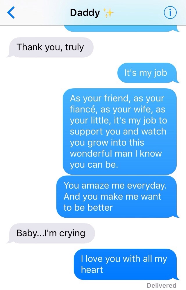 littlekit11:  It’s so important to support each other in relationships. As much