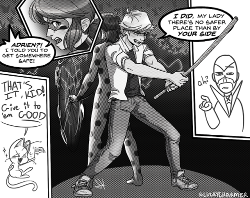 I finished my faux-comic panel! originally this was just an exercise based off a quote from kill la 