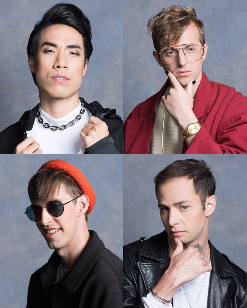#tbt to when #TheTryGuys went back to high school and got makeovers! : @jon_premosch_photo  