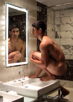 itgetsbetter27:  jafcord:  Aiden Dhaval - indian-american model  Love these pics 😍