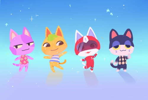 the cats! charms here! :3