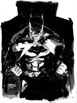 gothamart:  Batman Sketch by heathencomics