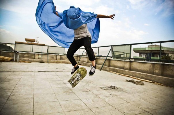 by pairing skate lessons and boards with education initiatives, skateistan — a