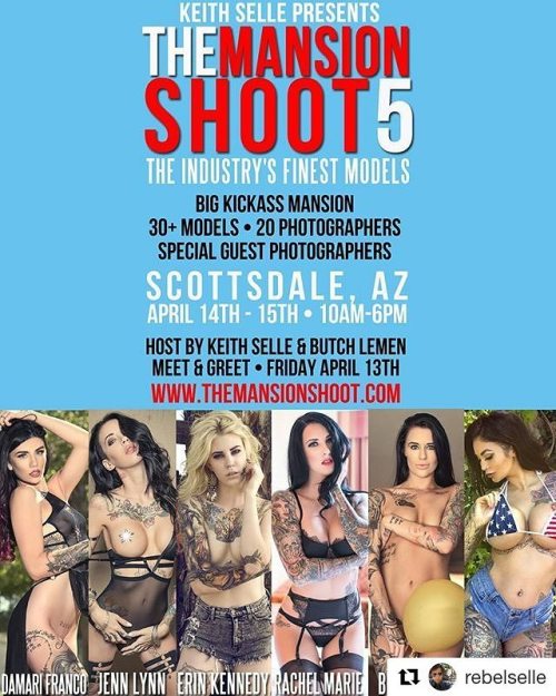 The 2nd group of 6 models for The Mansion Shoot #5 with @rebelselle on April 14-15th in Scottsdale, 