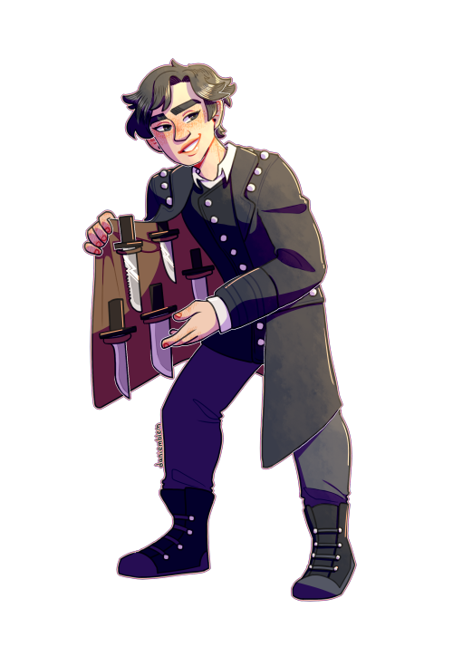 daniemblem:Commission for @azurefied of Sasha from Rusty Quill Gaming 