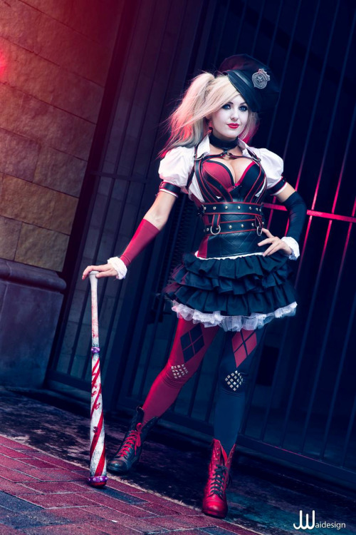 cosplayblog:Harley Quinn from Batman: Arkham KnightCosplayer: Jessica Nigri [TW | FB]Photographer: J
