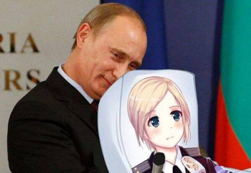 rorimakyuri: byzantine-love-machine:Putin and his Natalia Poklonskaya dakimakura @mad-magyar