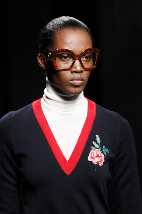 mical bockru, aya jones, nicole atieno and kai newman for gucci fall 2016 rtw