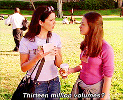 librarygirlconfessions:Basically me whenever I walk into work and see the endless shelves of books. 