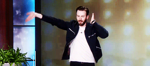 SHOUT OUT TIME-
@themcuhasruinedme seriously has the cutest, most amazing imagines and you should go read them because they’ll make you smile so hard, mmkay? By the way- I love dancing Chris Evans more than life.