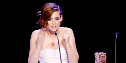 Kristen Stewart wins Best Supporting Actress at the 2015 César Awards for her work in ‘Clouds of Sils Maria’ (February 20, 2015)