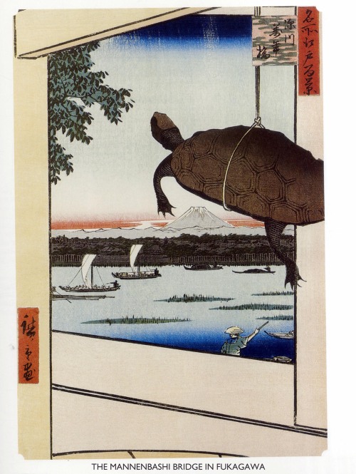 julydogs - Hiroshige - from One Hundred Famous Views of Edo...