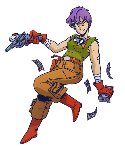 came across these dragon ball gals drawings from a while ago and realized i only ever posted them on