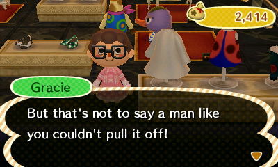 cakelikeowen:  evil-is-the-new-sexy:  insanelygaming:  Animal Cross-Dress and Fuck Your Gender Roles: New Leaf.  No but the best part of this is that this isn’t Nintendo telling adults they support GSM rights. It’s Nintendo telling kids it’s okay.