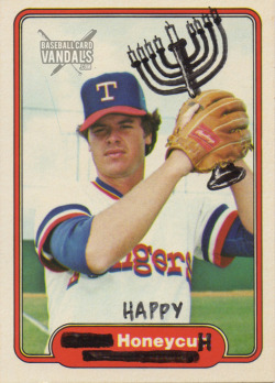 baseballcardvandals:  Rock the dreidel of love. Own this BCV Original. 