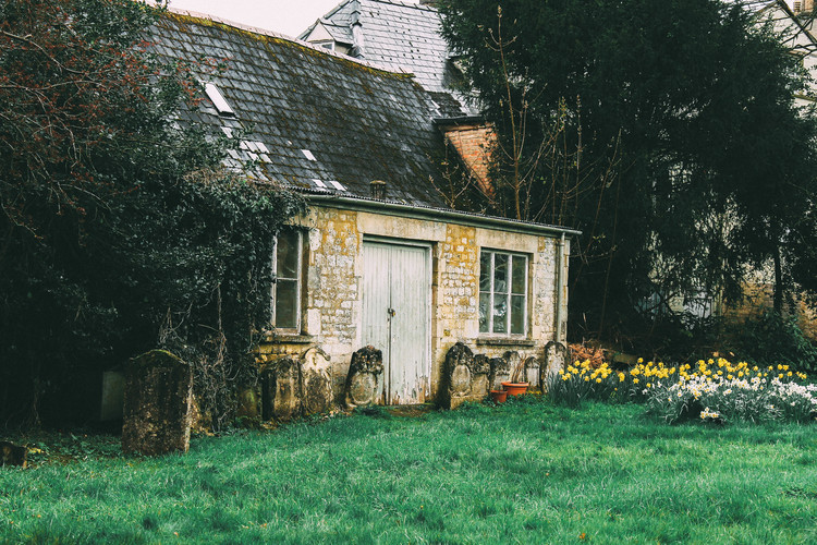 floralls: stone cottages in Bibury by  Eduard Militaru   