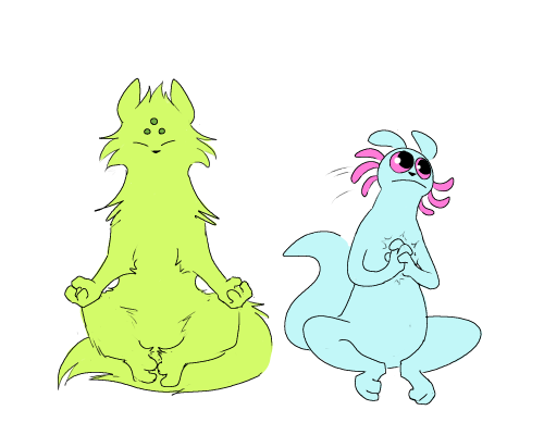 Some Low Effort Stuff To Keep My Sanity In Check. Rivulet Tries Meditation!