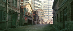 anime-backgrounds:  Tekkonkinkreet. Directed by Michael Arias and Hiroaki Ando and animated by Studio 4°C. 