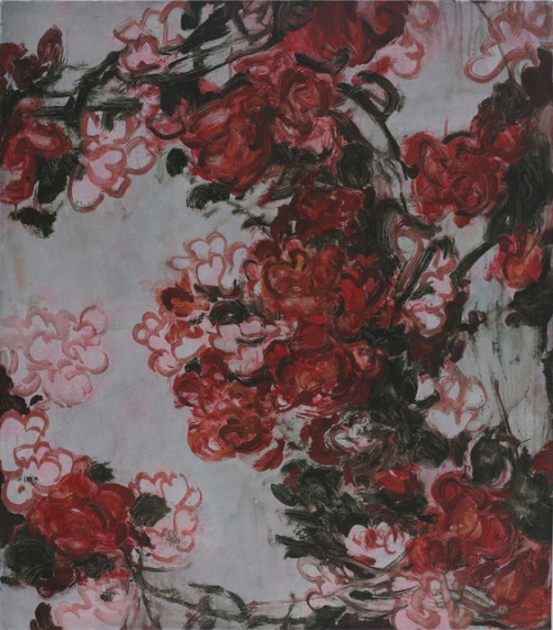 Wang Yabin Blooming Flowers, 2016Mixed media on canvas