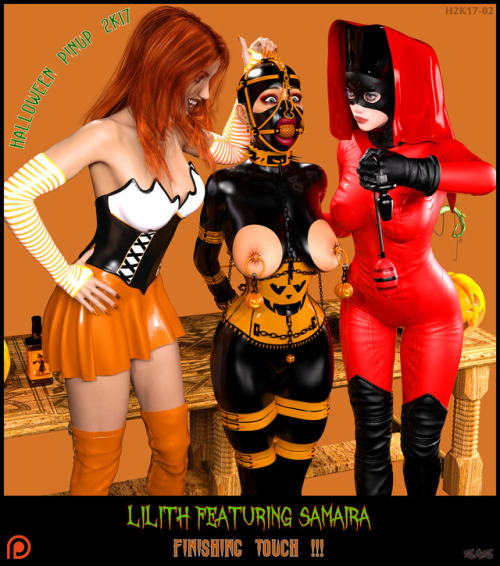 Halloween PinUps - Lillith ReturnsHQ and Full Sized Images @www.patreon.com/ZaZMade using some of th