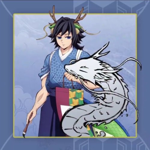 DEMON SLAYER: YEAR OF THE DRAGON ILLUSTRATIONS FINALLYYYY