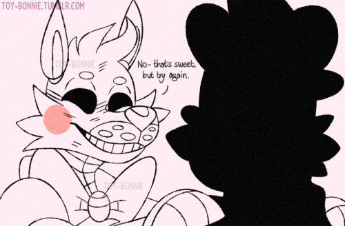 Funtime Foxy is using that single braincell they share.I like drawing fun comics of the gangs. I wan