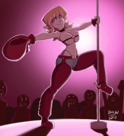 boxxwrench:Giri doing a pole routine in her
