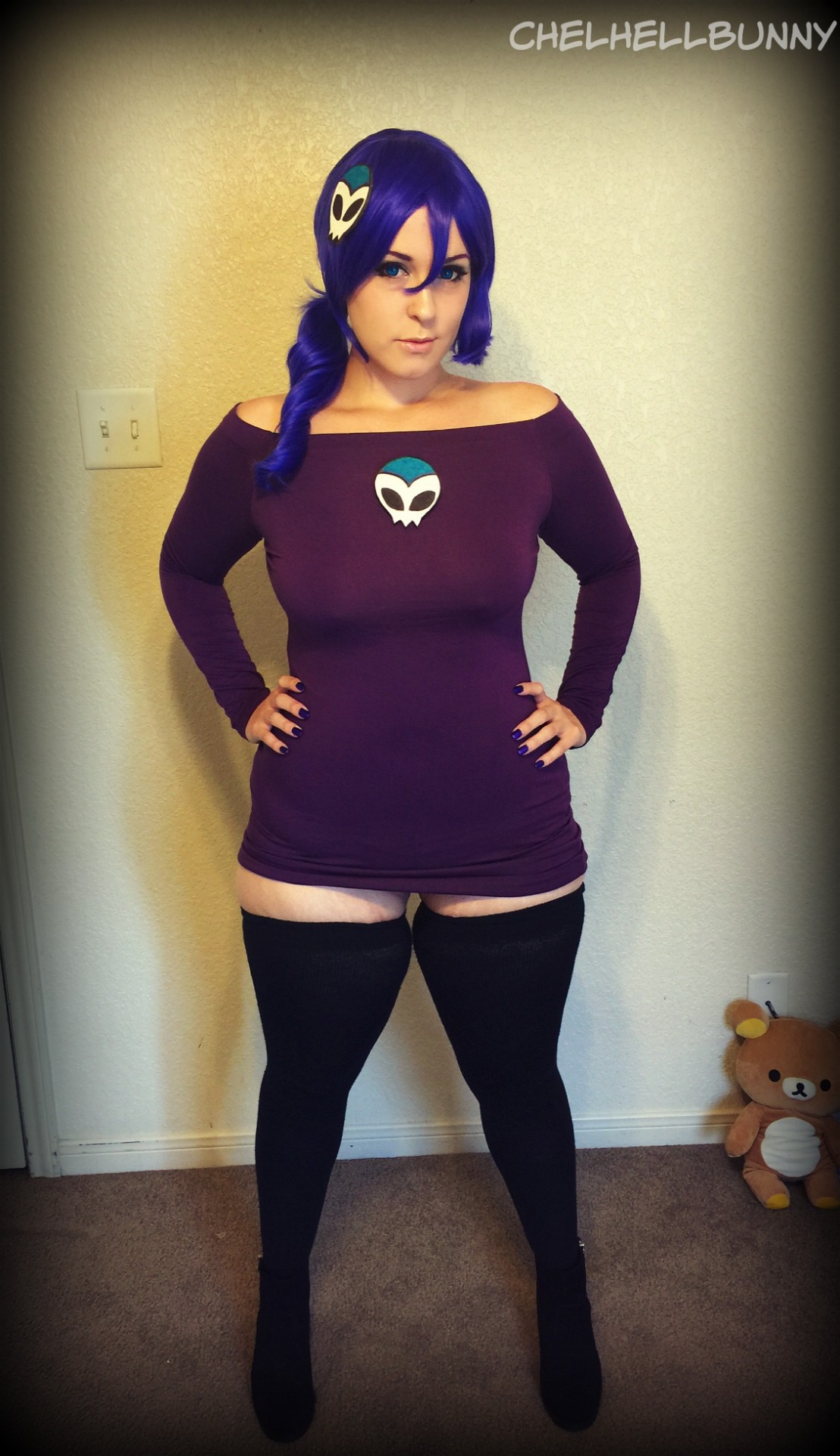 chelbunny:  Did a quick cosplay of Zone tan, the queen of hentai, to celebrate our