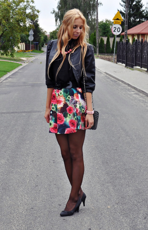 Etykiety: floral, Moje stylizacje, ootd, Outfit, stylizacje, szpilki Fashionmylegs- Daily fashion fr