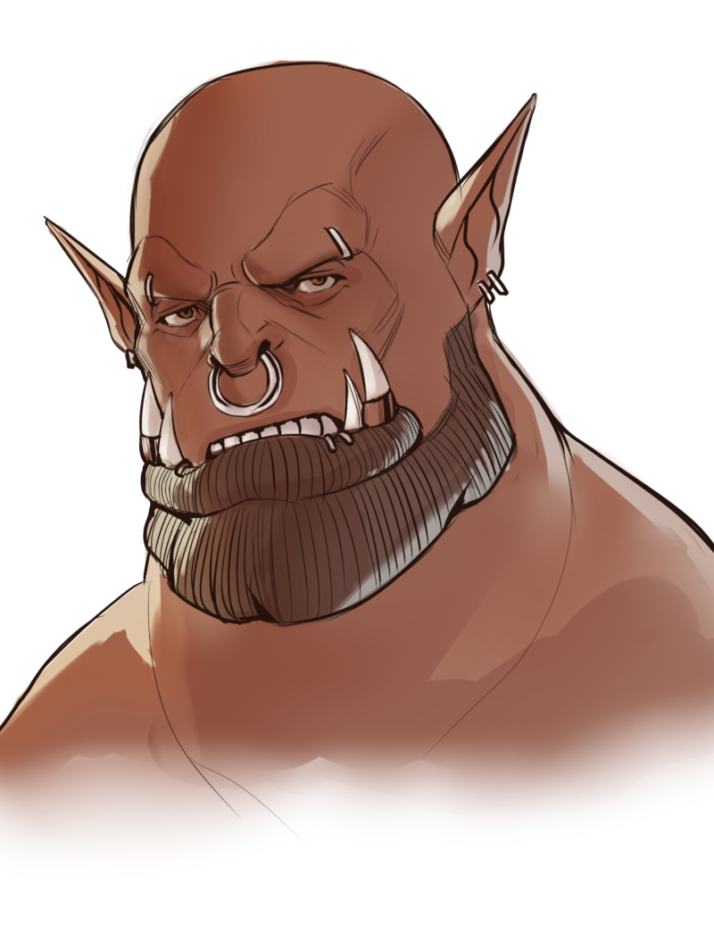 rykerst:more Garrosh doodles
