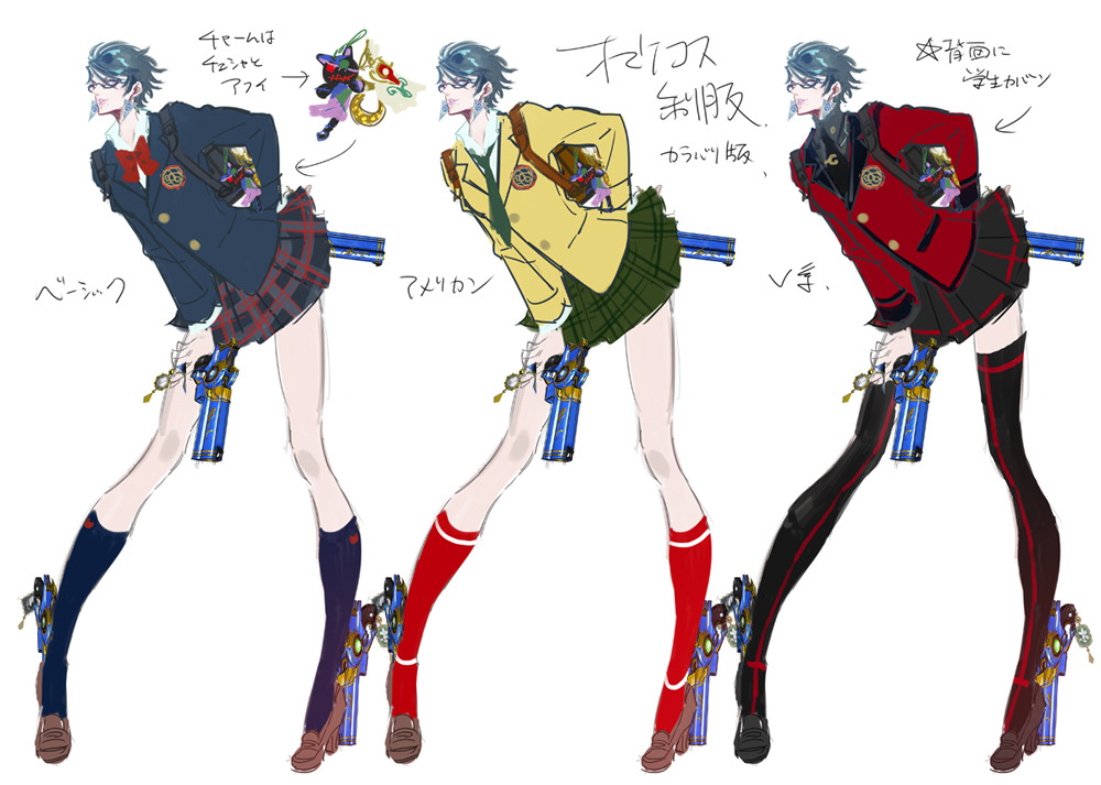 streetsahead99:  Bayonetta 2 Character Sketches [Source]