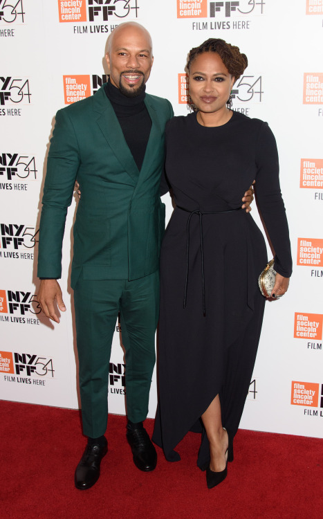 Common and Ava DuVernay attend the 54th New York Film Festival opening night gala presentation and &