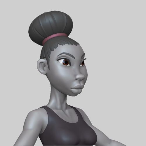 #servingface #ballerina #zbrush #sculpt #dynamesh #characterdesign