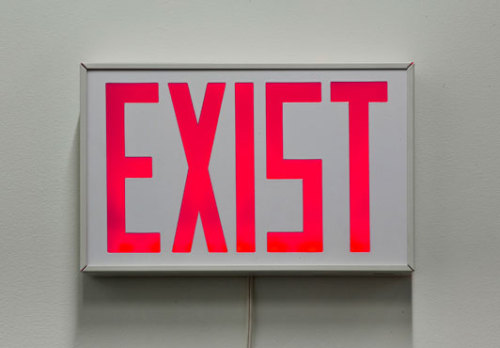 exit sign