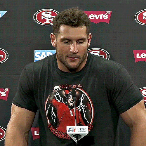 Nick Bosa' Performing Hot Lips...